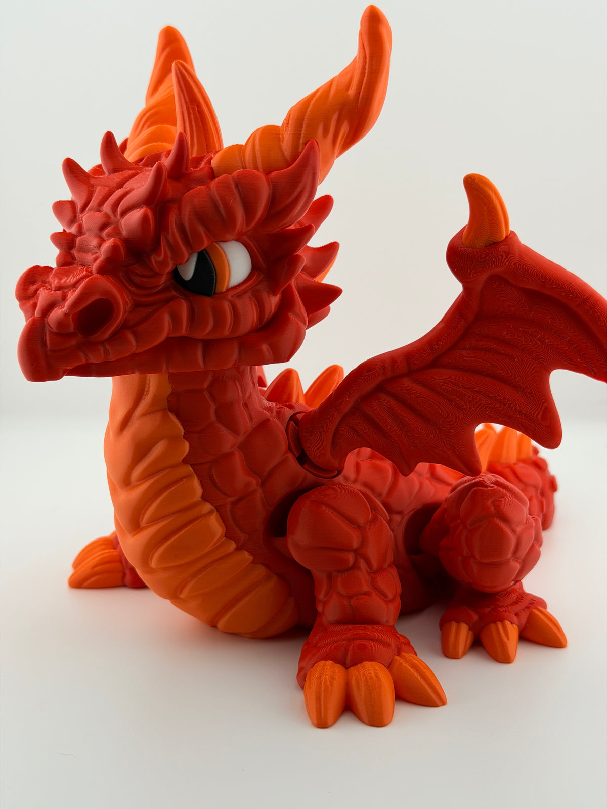 Sky Fire Dragon – Super Size Flexible Winged Dragon Décor