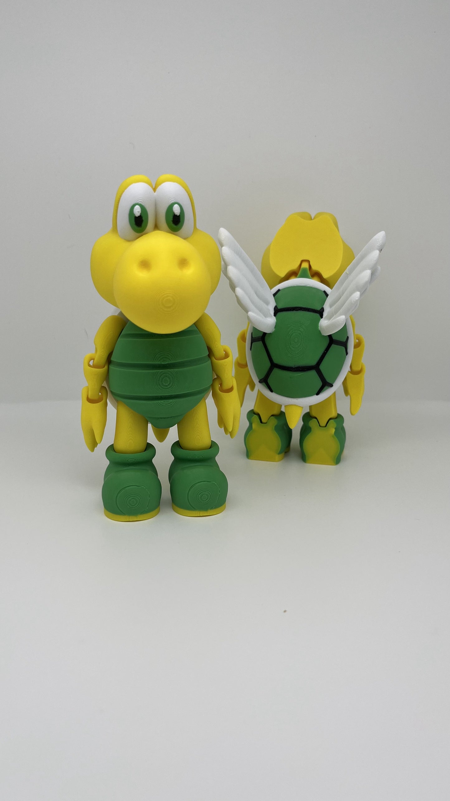 Koopa Troopa Fan Art Figurine – Winged & Classic Variations