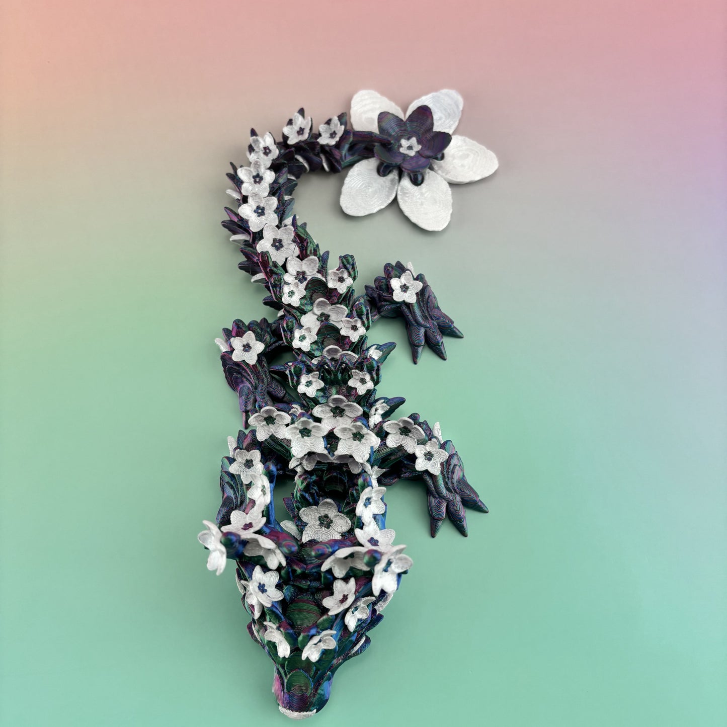 Baby Cherry Blossom Dragon Articulating 3D Printed Figure
