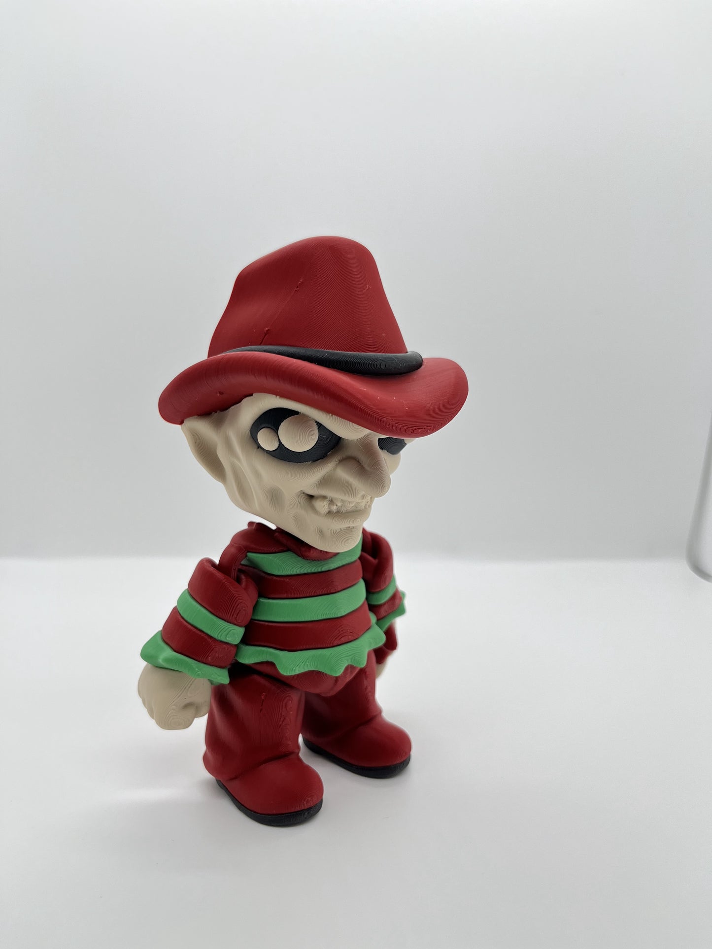 3D Printed Freddy-Inspired Horror Fan Art Figurine | 5.5" Collectible Display Model