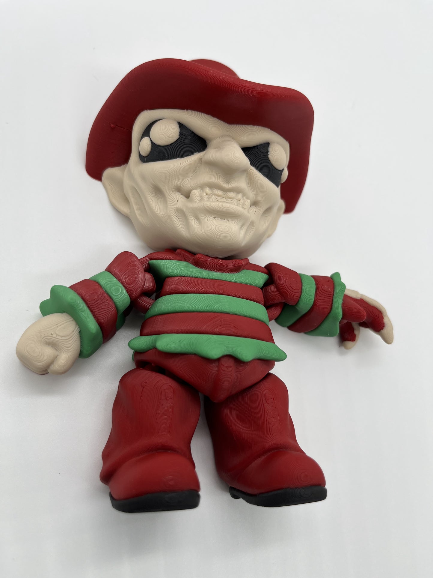 3D Printed Freddy-Inspired Horror Fan Art Figurine | 5.5" Collectible Display Model