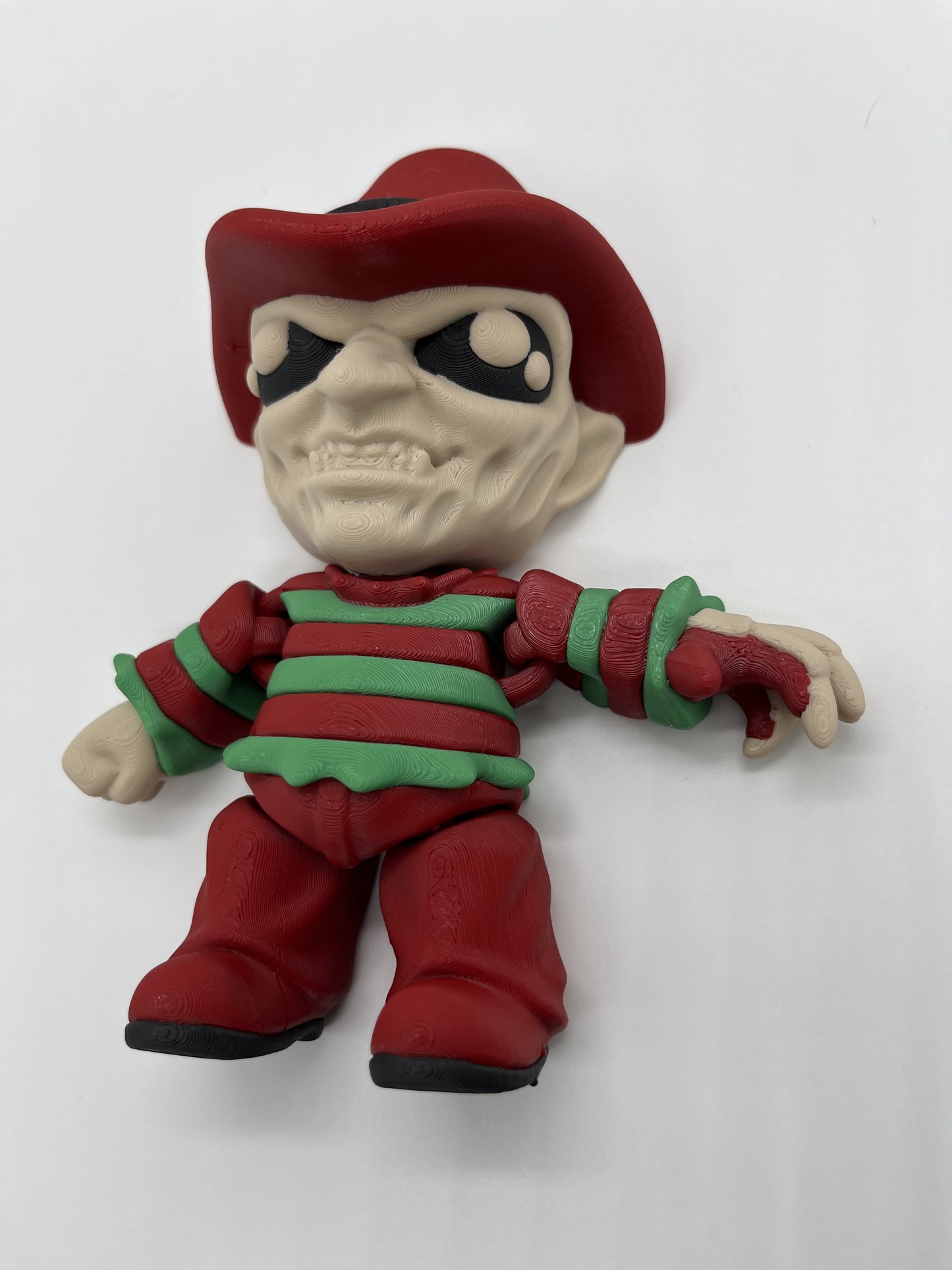 3D Printed Freddy-Inspired Horror Fan Art Figurine | 5.5" Collectible Display Model
