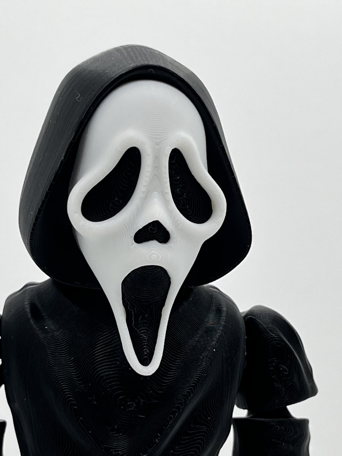 🖤 Ghostface Fan Art Figurine – Flexible Joints