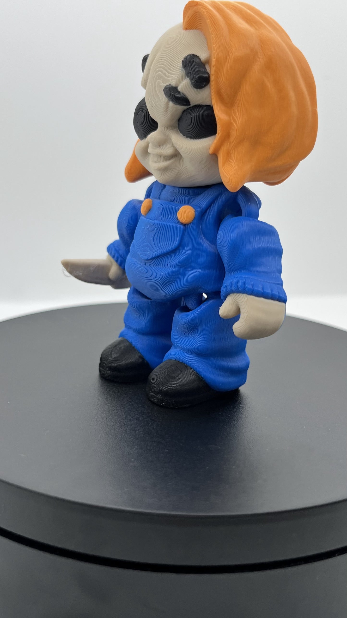 Evil Chucky Fan Art Figurine | Flexible Collectible Horror Décor