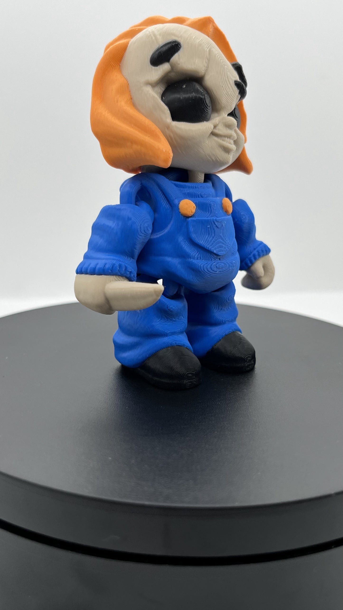 Evil Chucky Fan Art Figurine | Flexible Collectible Horror Décor