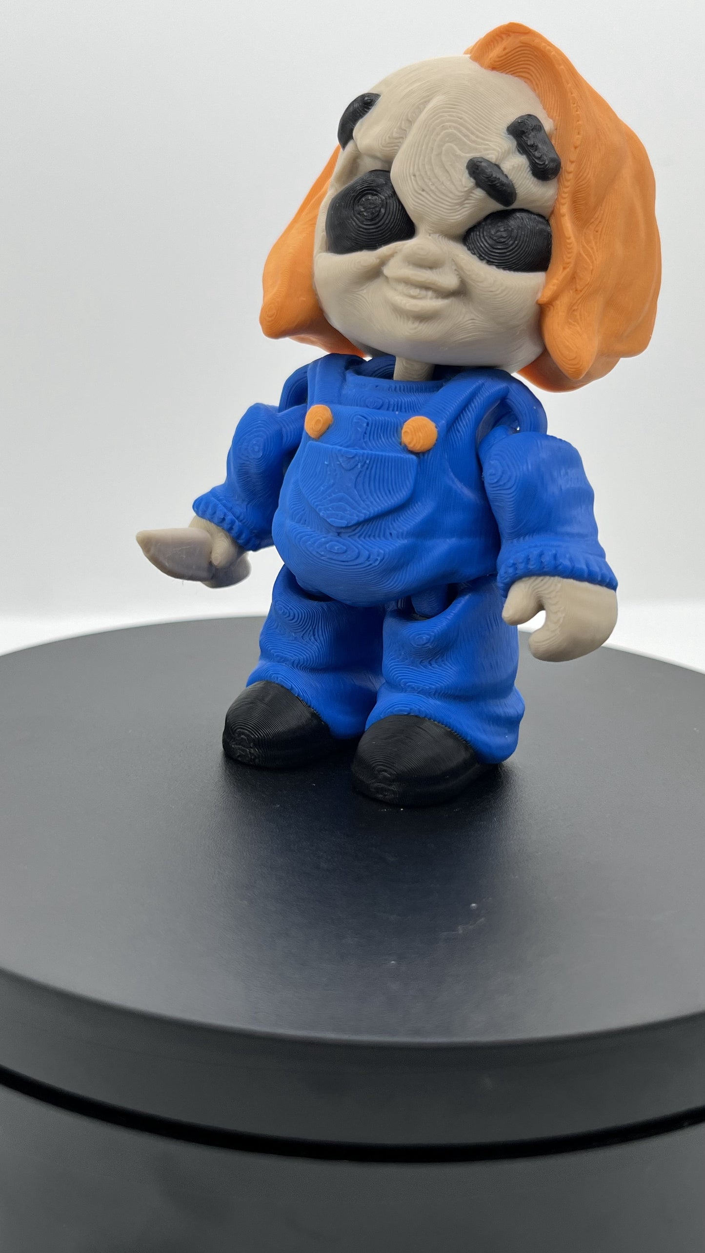 Evil Chucky Fan Art Figurine | Flexible Collectible Horror Décor