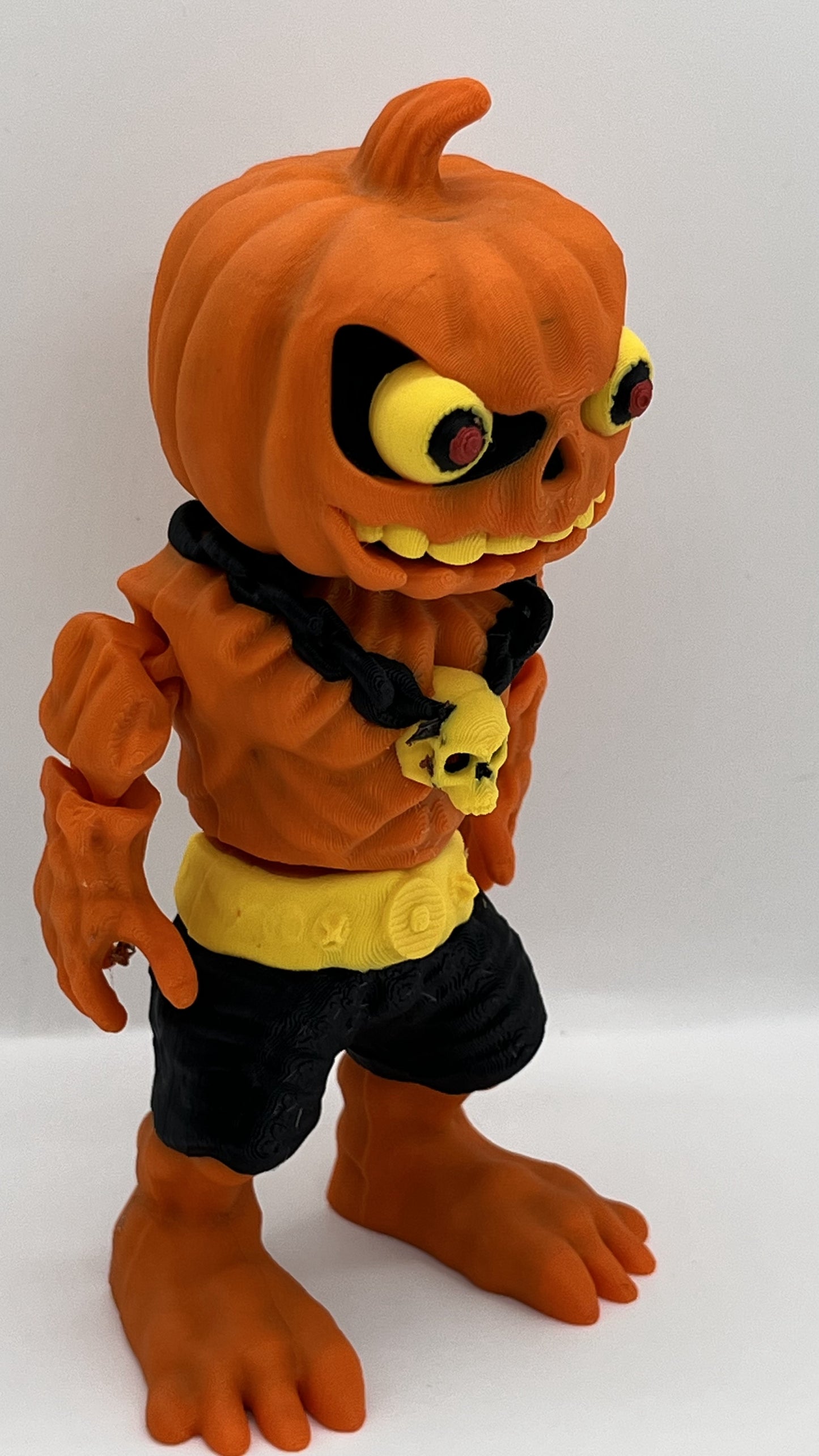 🎃 Pumpkin Creature Figurine – Flexi Town Collection