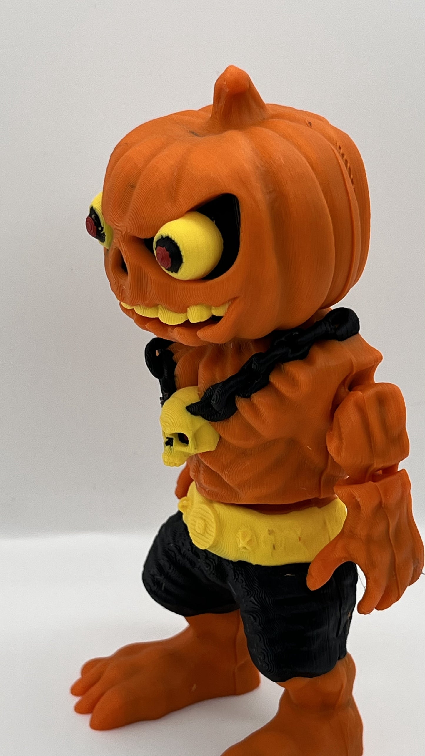 🎃 Pumpkin Creature Figurine – Flexi Town Collection
