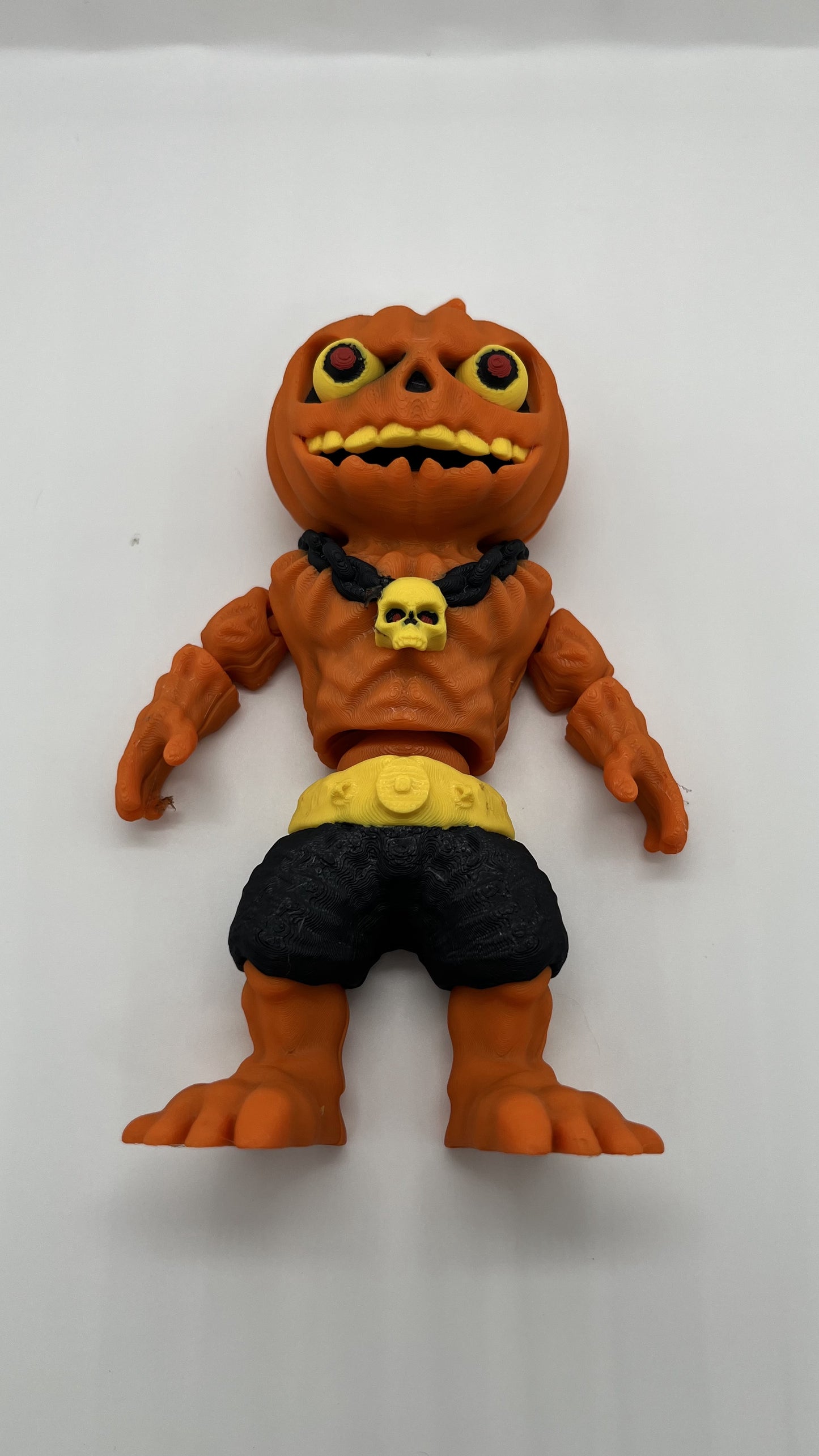 🎃 Pumpkin Creature Figurine – Flexi Town Collection