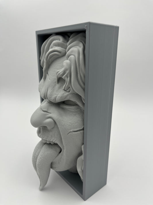 Exorcist Face Wall Art/ Bookend