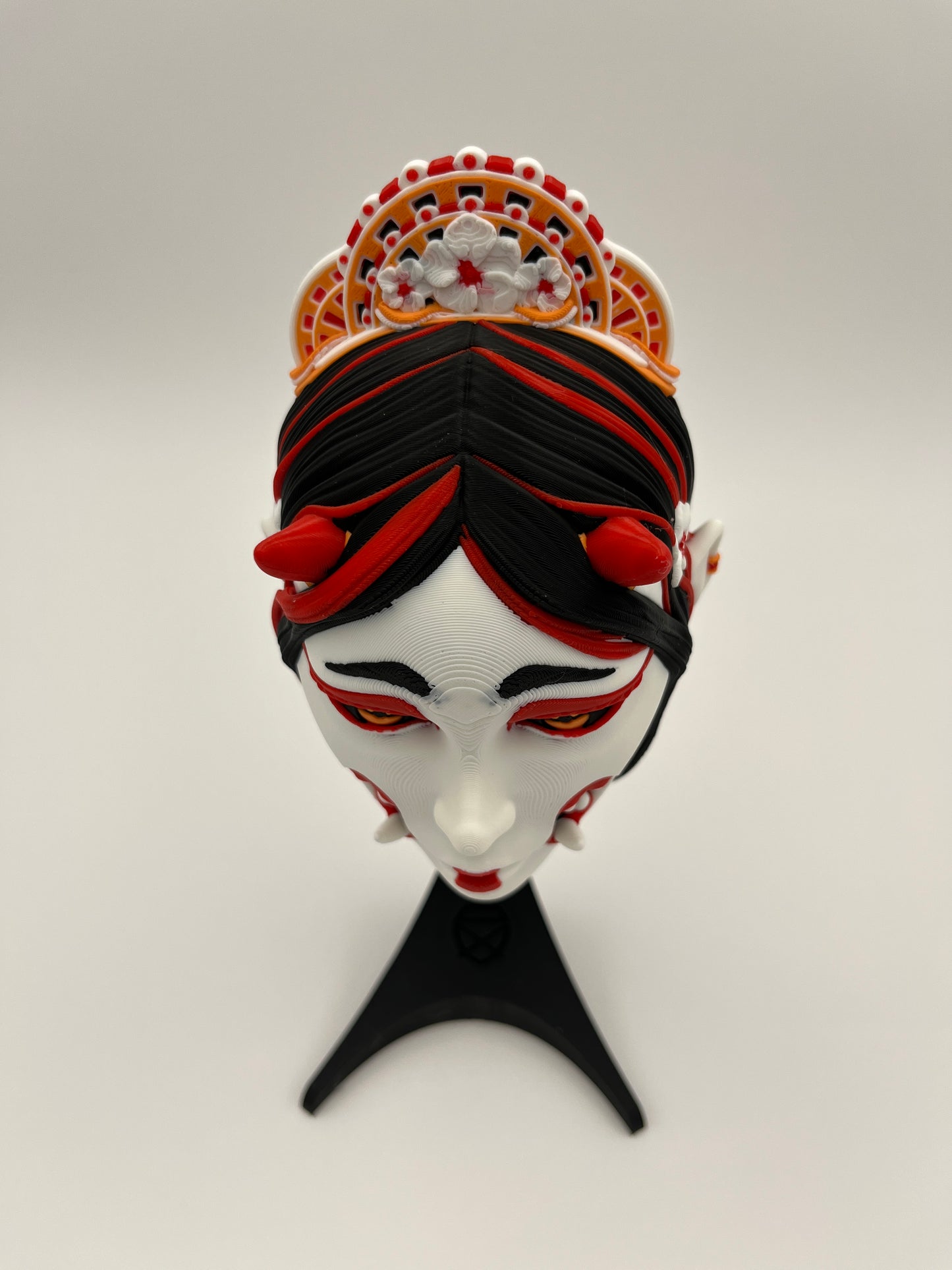 KUCHISAKE Wall Mask – Oni-Inspired Geisha Mask (Wall or Table Display)
