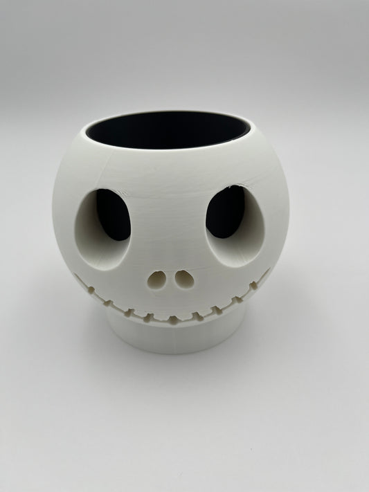 Cartoon Skull Light-Up Candy Bowl – Halloween Decor