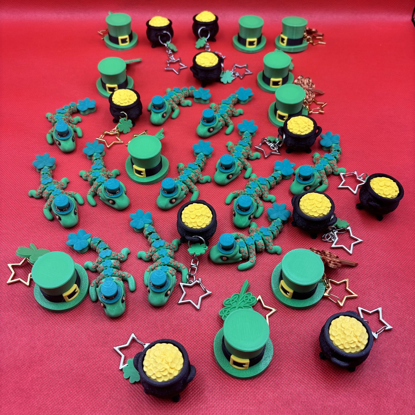 St. Patrick's Day Lucky Charms Keychain Set