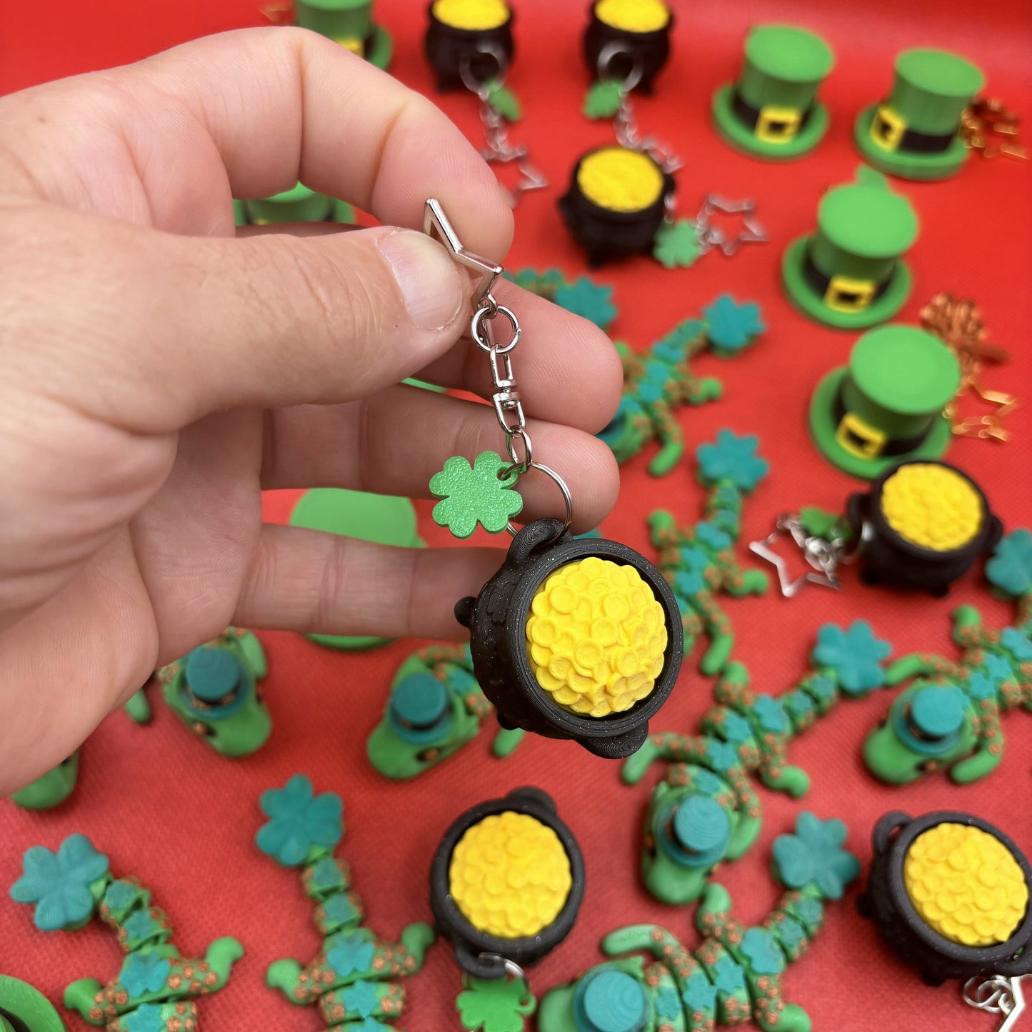 St. Patrick's Day Lucky Charms Keychain Set