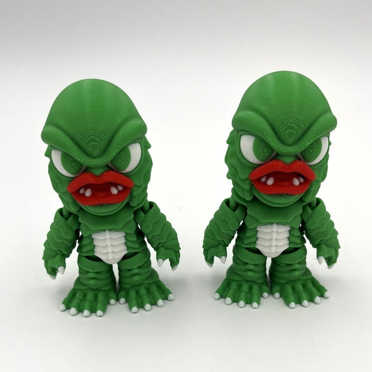 Halloween Fishman Mini – Monster Figurine (Articulated)