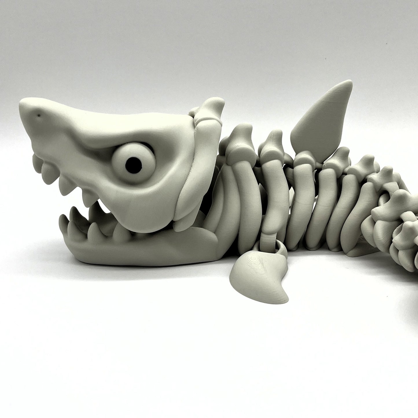 Flexi Skeletal Megalodon – XXL (13.8" Length)