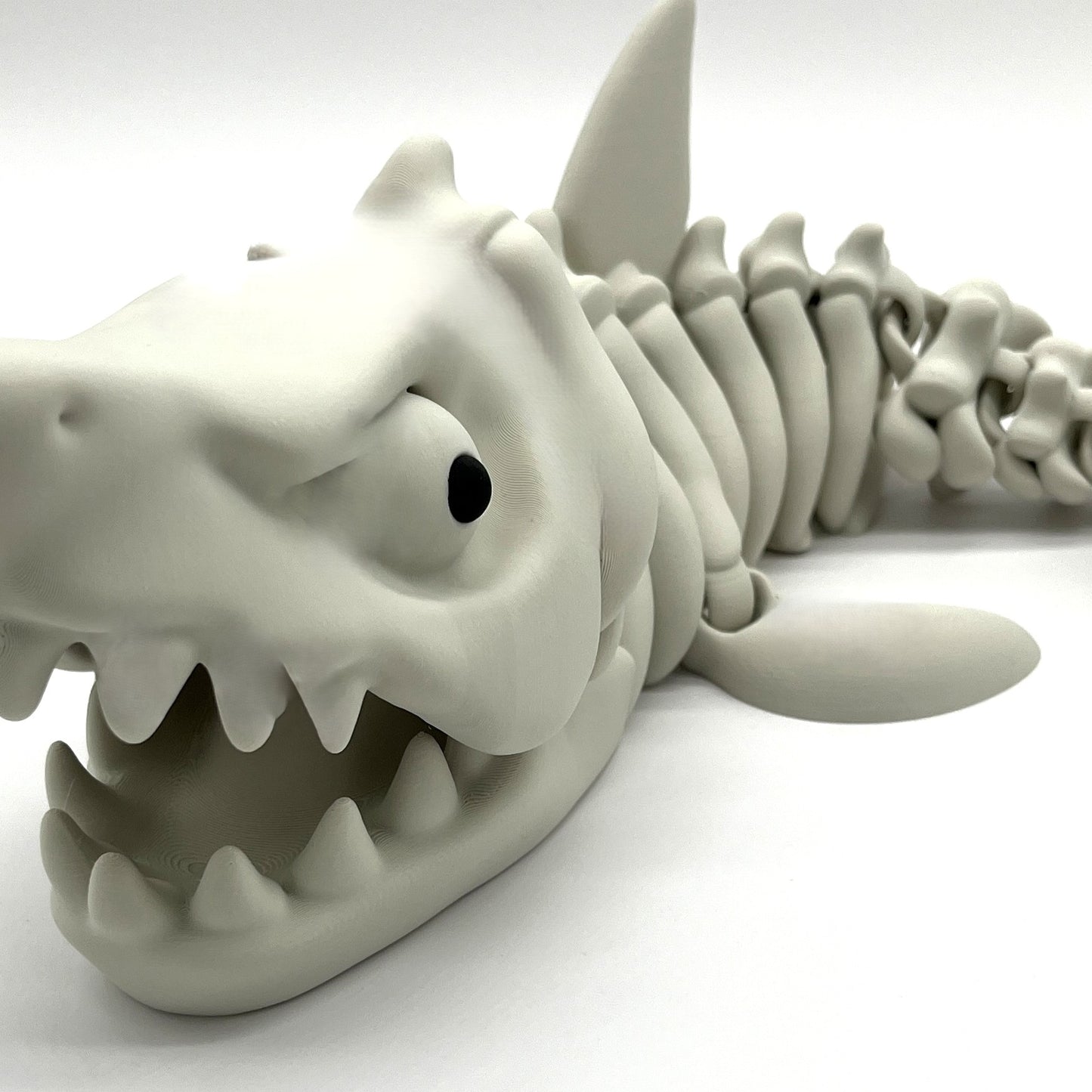 Flexi Skeletal Megalodon – XXL (13.8" Length)