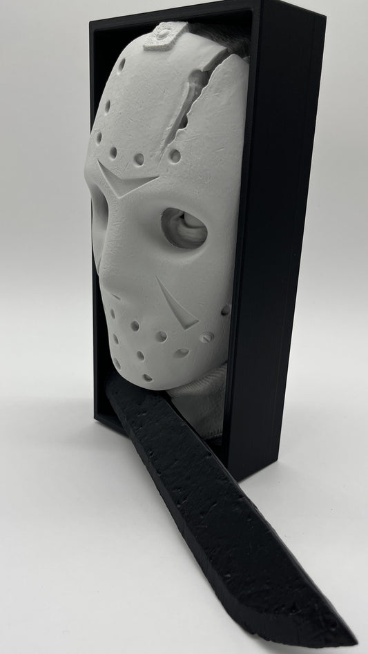 Jason Voorhees Face Wall Art/ Bookend Fan Art
