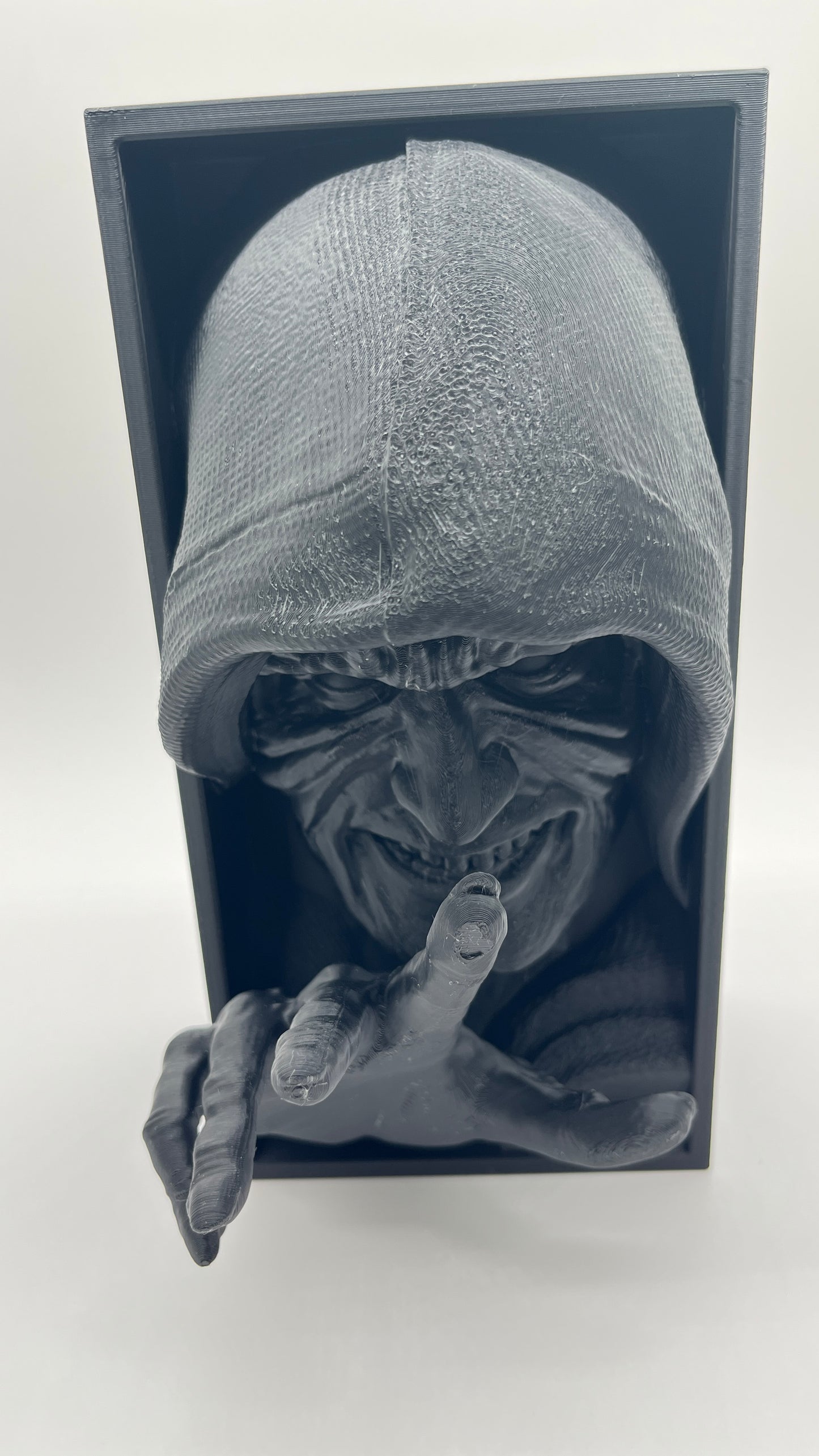 Reaching Hooded Horror — Fan Art Shadow Box Bust