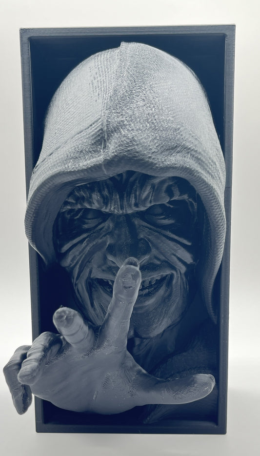 Reaching Hooded Horror — Fan Art Shadow Box Bust