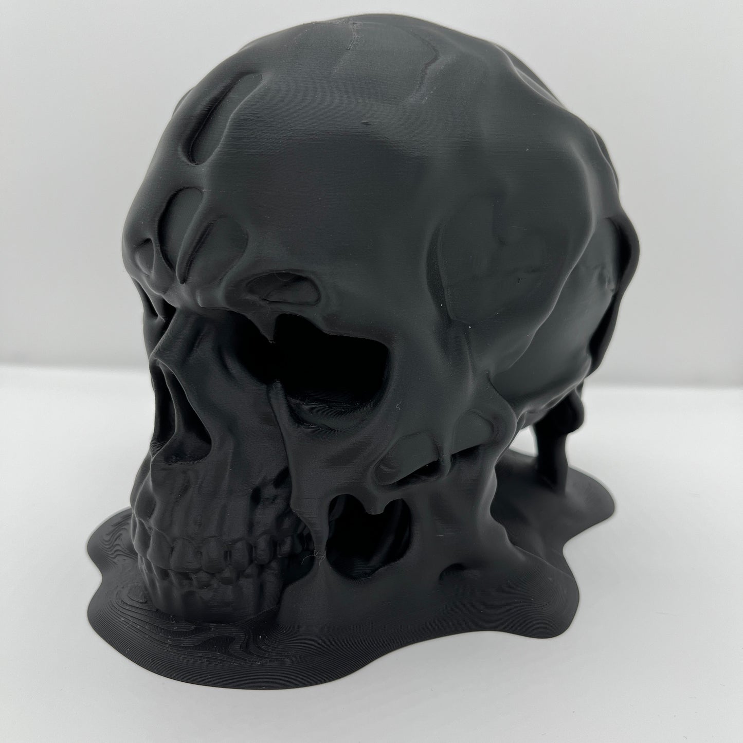 Melting Skull Sculpture — Halloween Edition