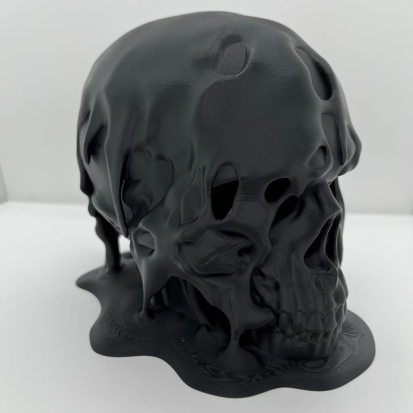 Melting Skull Sculpture — Halloween Edition