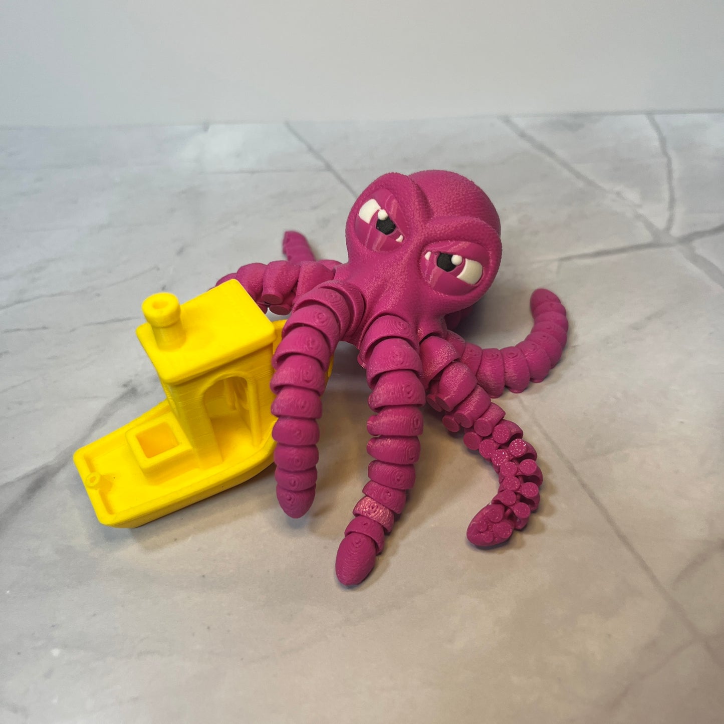 Flexi Angry Octopus — Red or Magenta
