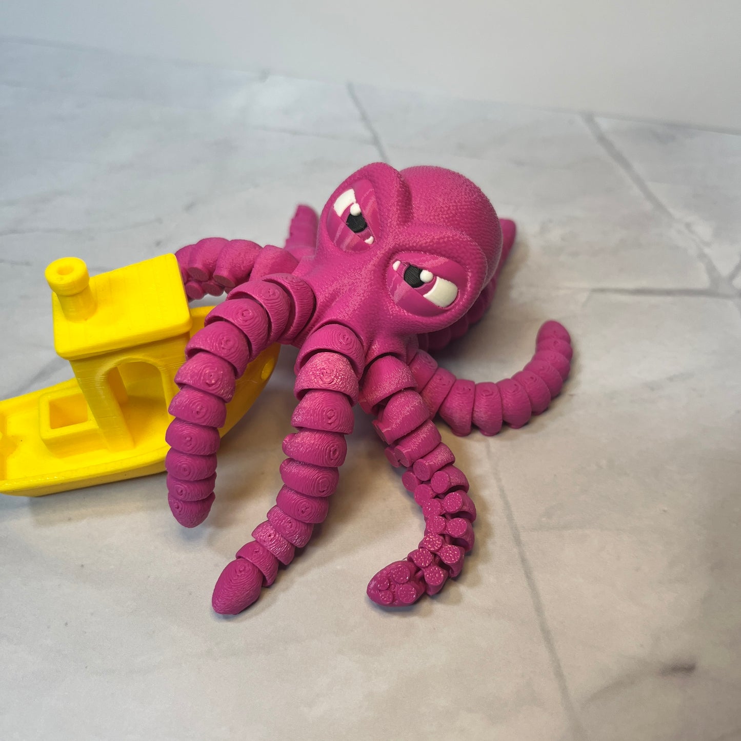 Flexi Angry Octopus — Red or Magenta