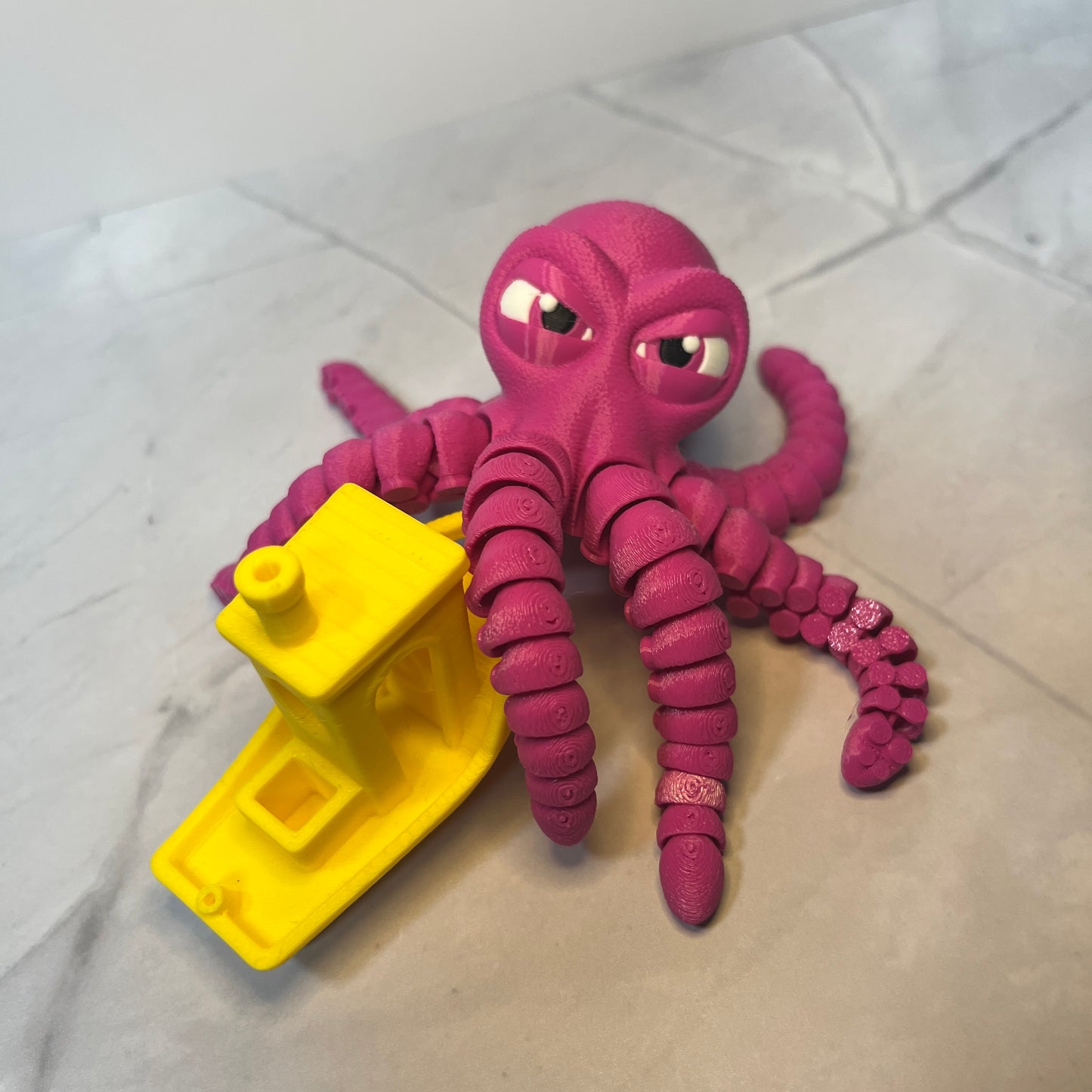 Flexi Angry Octopus — Red or Magenta
