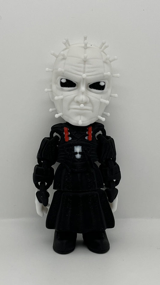 Pinhead Horror Fan Art Figurine – Flexible Joints Halloween Collectible