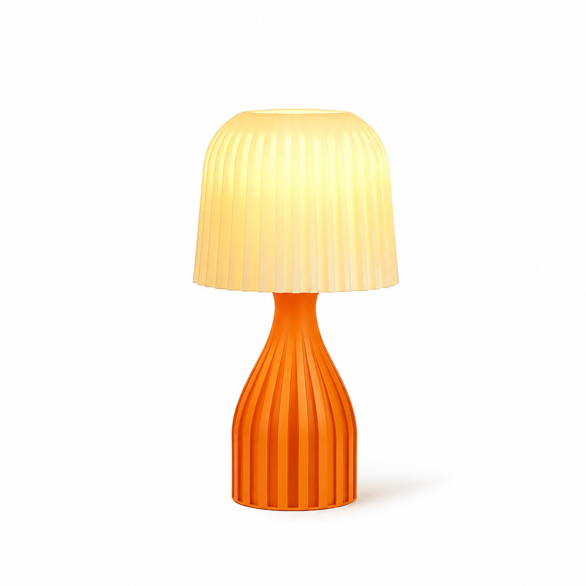 Terra Table Lamp – Modern Pleated Shade Bedside Light