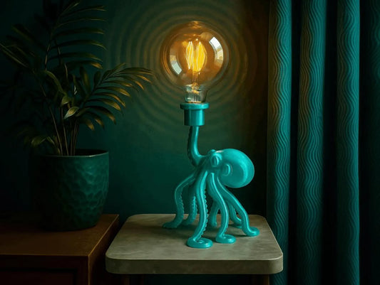 Octopus Table Lamp – Ocean-Inspired Sculptural Desk Light