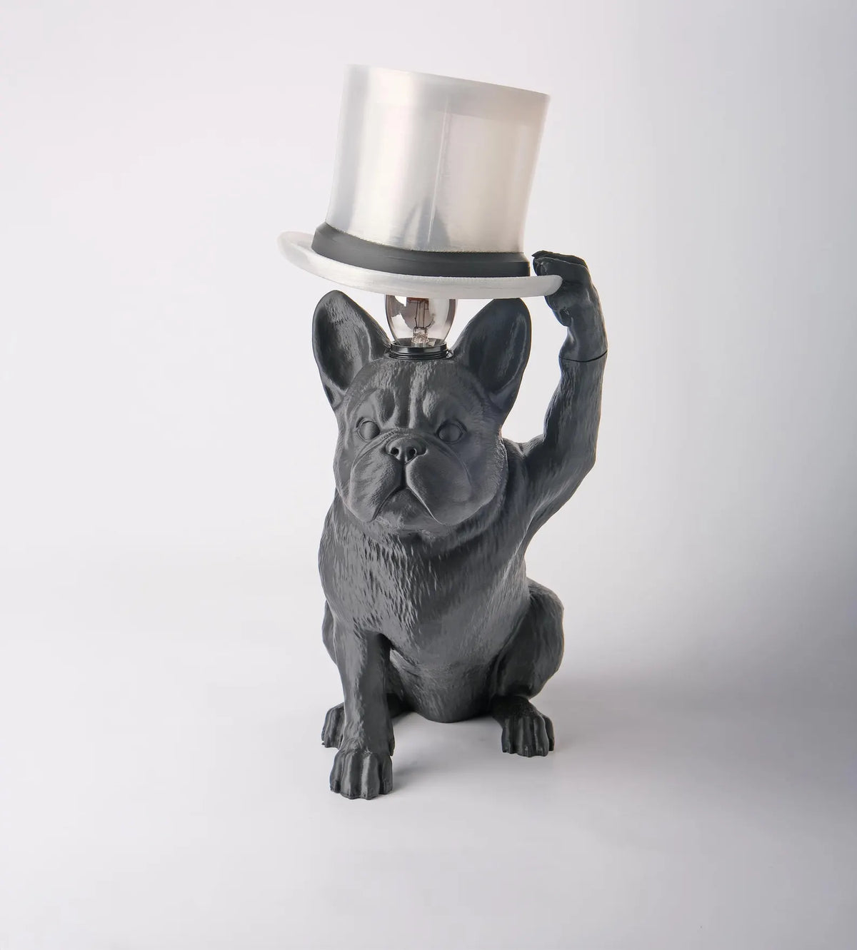 French Bulldog Table Lamp – Dog Lover Décor, Sculptural Accent Light