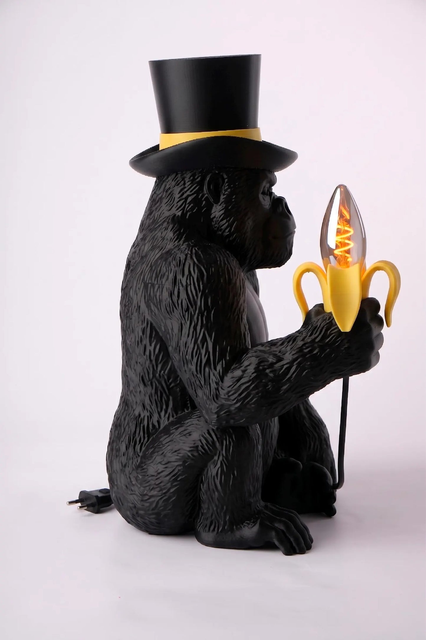 Gorilla Table Lamp – Banana Light Sculptural Desk Lamp