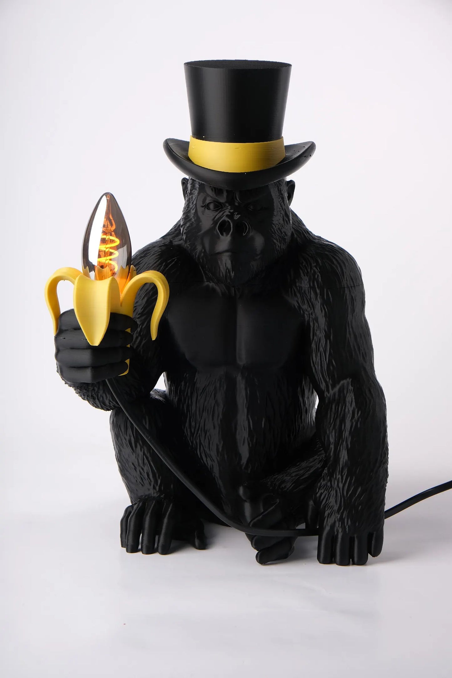 Gorilla Table Lamp – Banana Light Sculptural Desk Lamp