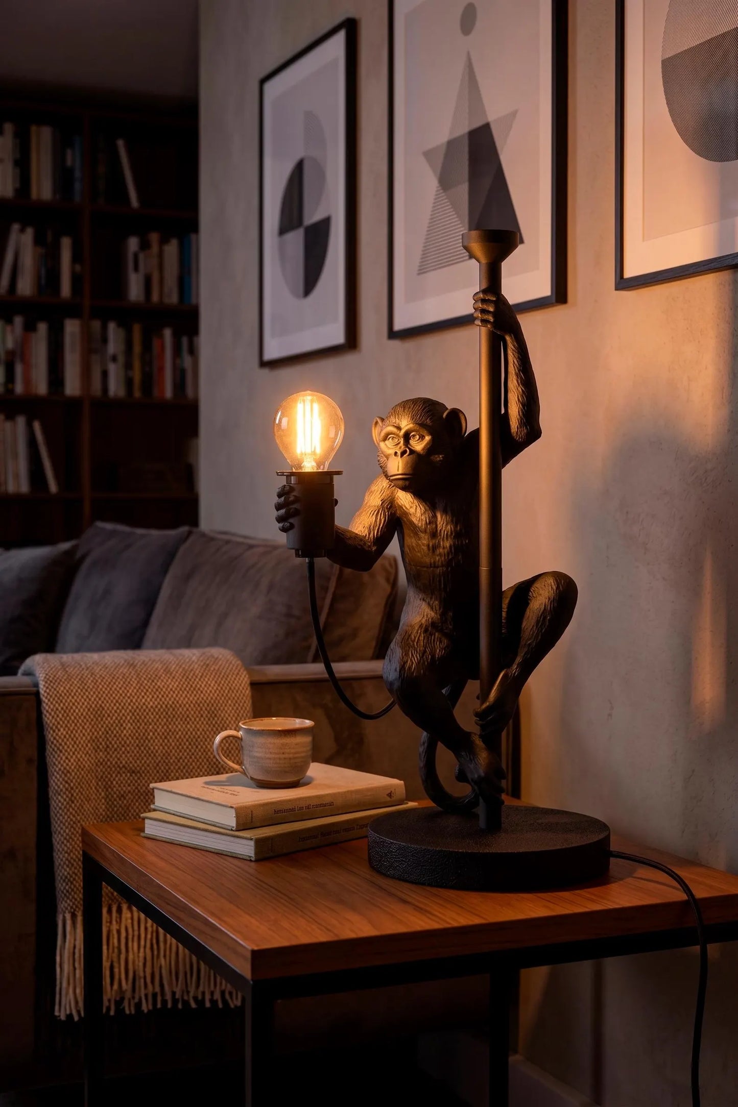 Climbing Monkey Table Lamp – Jungle Animal
