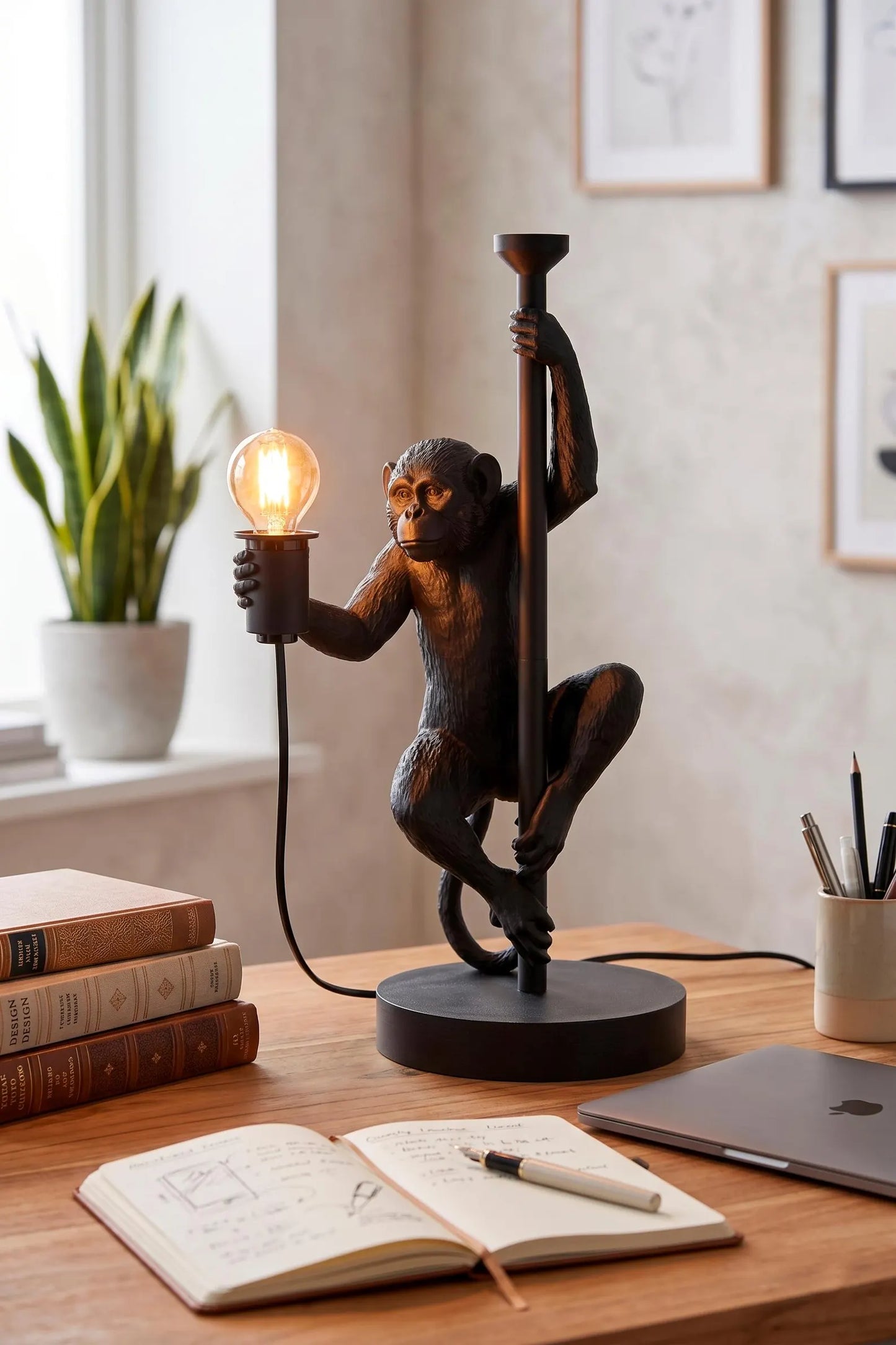 Climbing Monkey Table Lamp – Jungle Animal