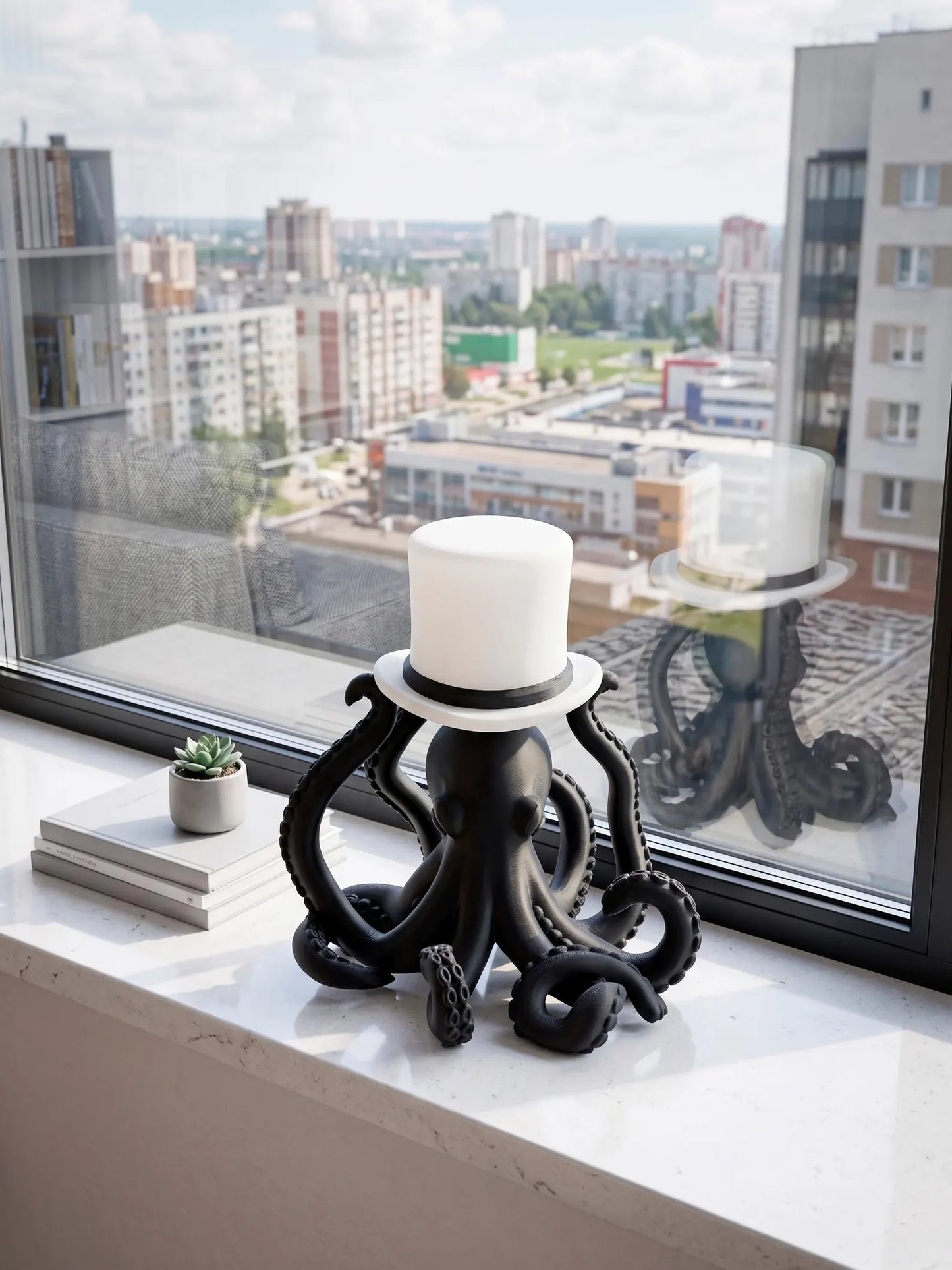 Octopus Table Lamp – Animal Desk Lamp, 3D Printed Sculptural Lighting
