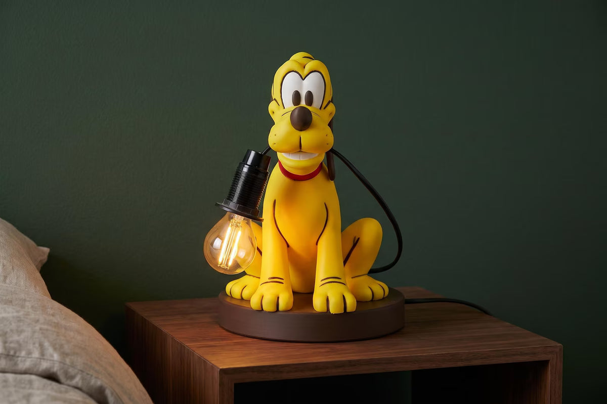 Playful Yellow Dog Table Lamp – Cartoon-Inspired Desk Light