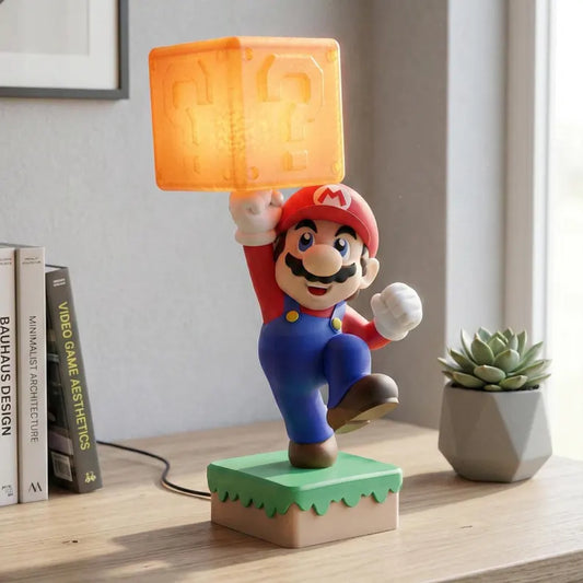 Retro Pixel Hero Table Lamp – Arcade-Inspired Gamer Room Light