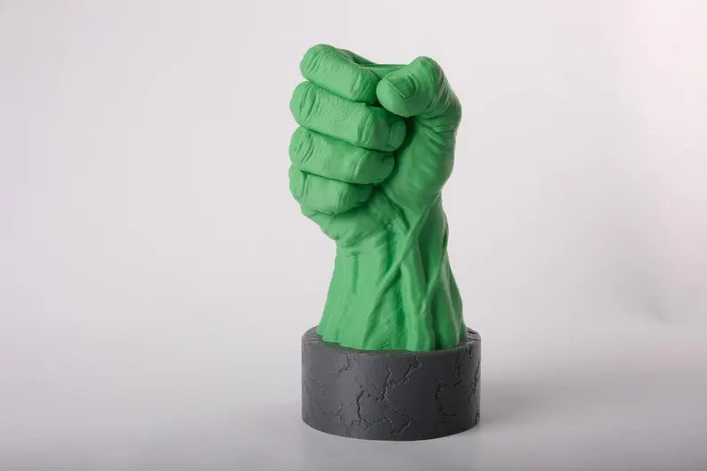 Hulk-Inspired Hand Table Lamp, Night Light, Bedside Lamp, Desk Lamp
