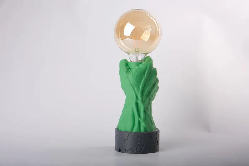 Hulk-Inspired Hand Table Lamp, Night Light, Bedside Lamp, Desk Lamp