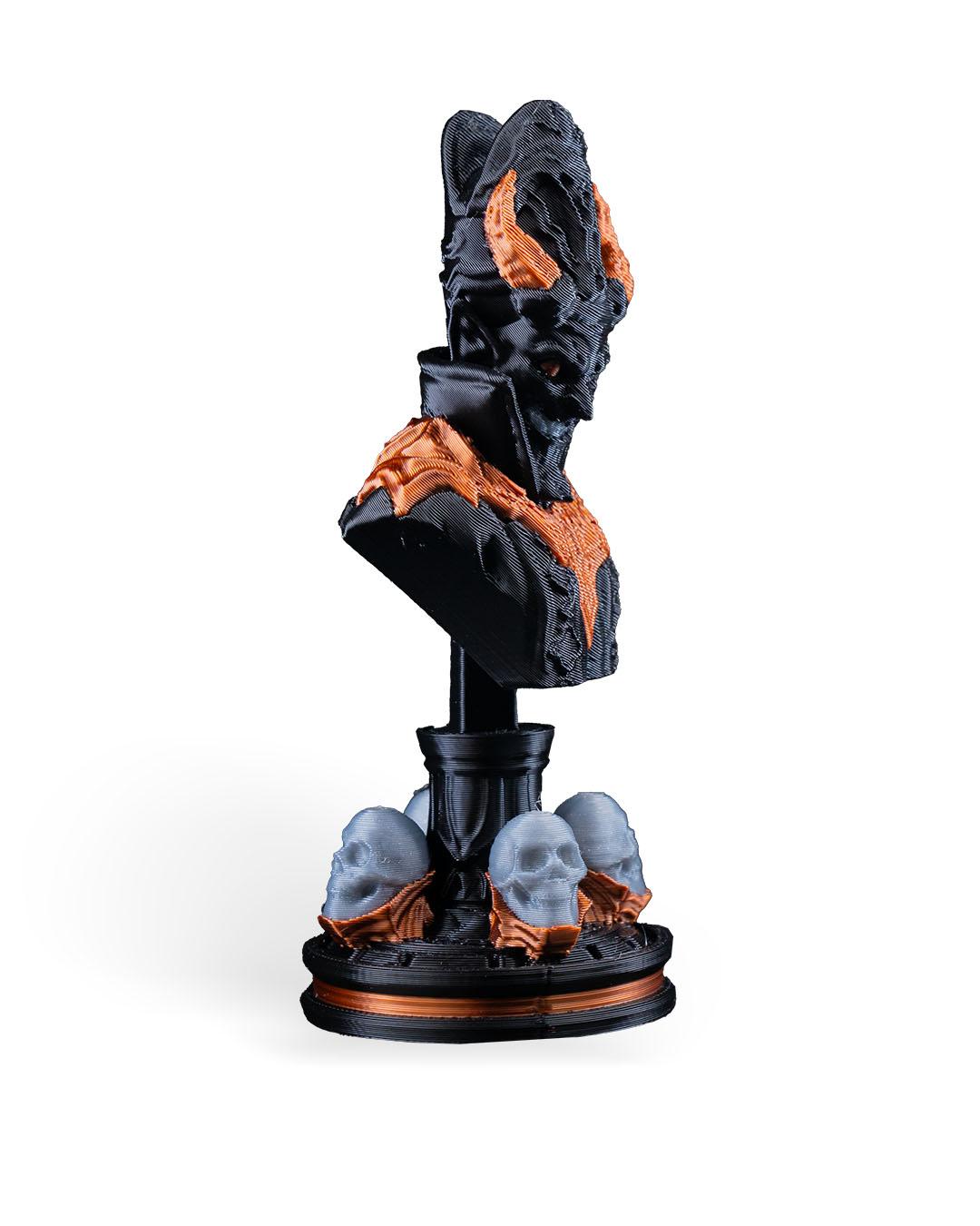 Elegant Chess Set for Display or Play,Personalized Chess Set,Unique 3D Printed Chess Set,Perfect for Home Decor or Gif, Demonic , Demon