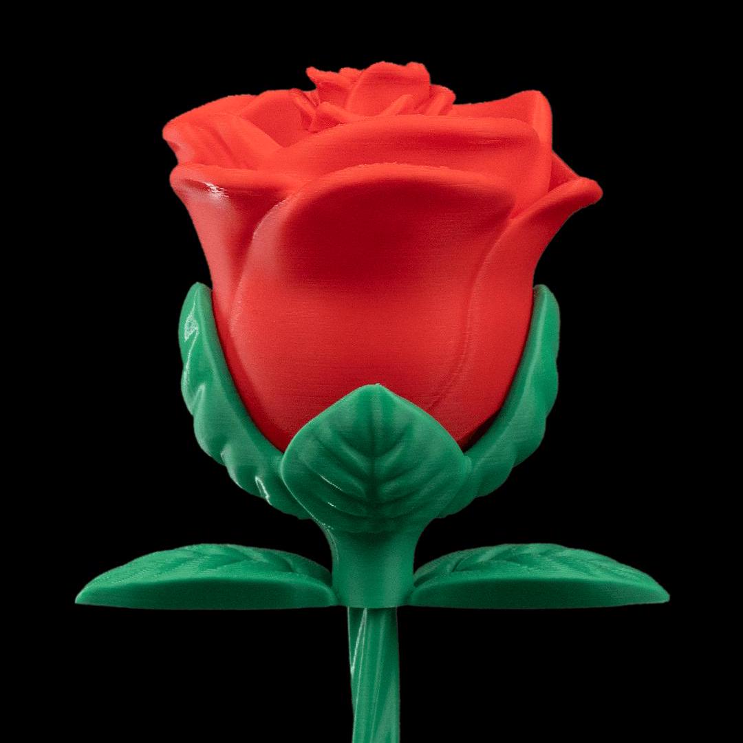 Endless Bloom Rose - Unique 3D Printed Flower