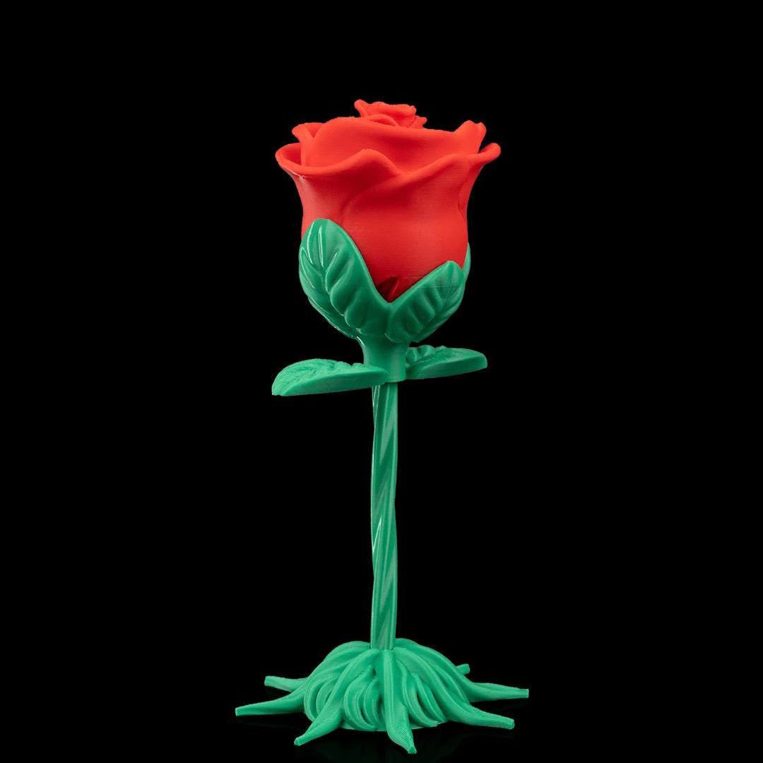 Endless Bloom Rose - Unique 3D Printed Flower