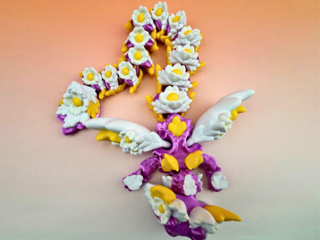 20" Kosha Flower Dragon Articulating