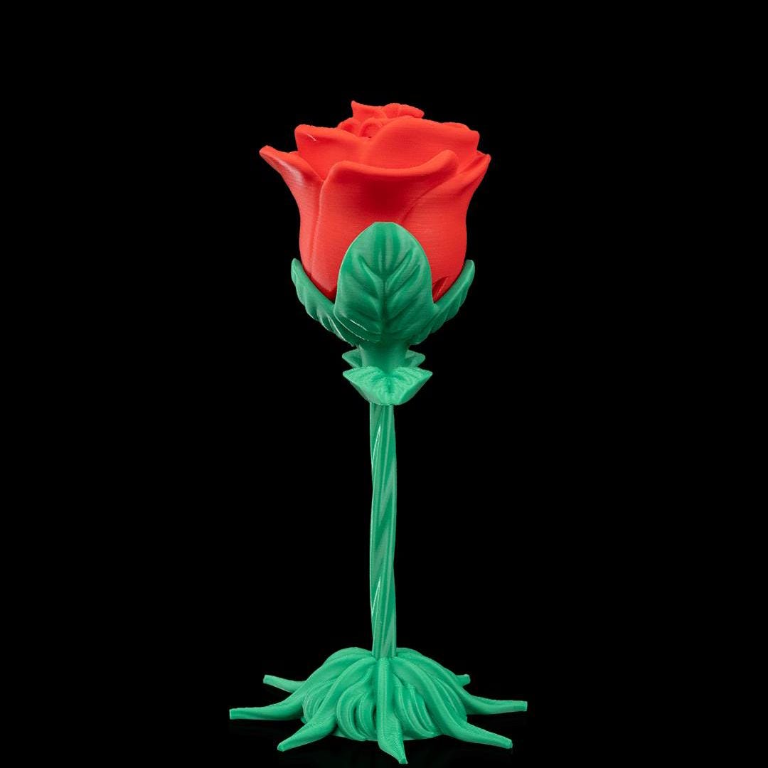 Endless Bloom Rose - Unique 3D Printed Flower