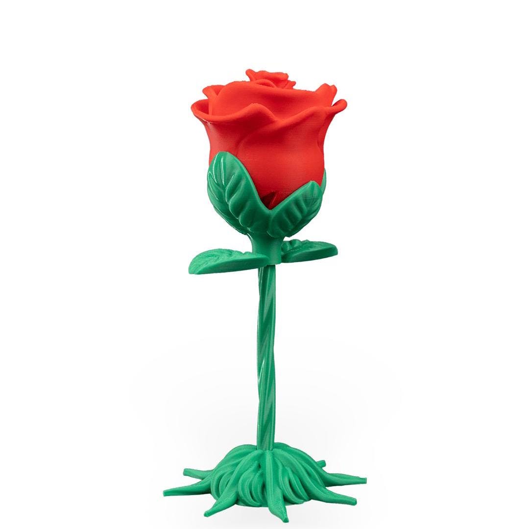 Endless Bloom Rose - Unique 3D Printed Flower