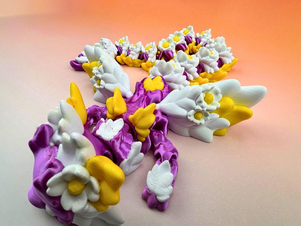 20" Kosha Flower Dragon Articulating