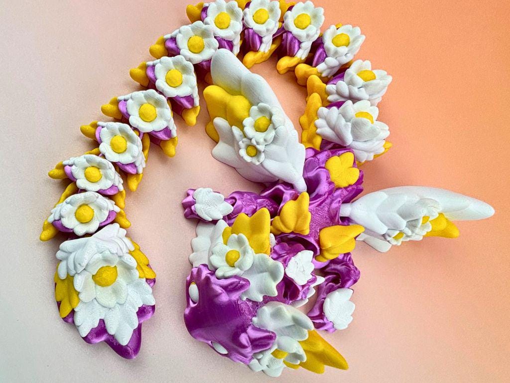 20" Kosha Flower Dragon Articulating